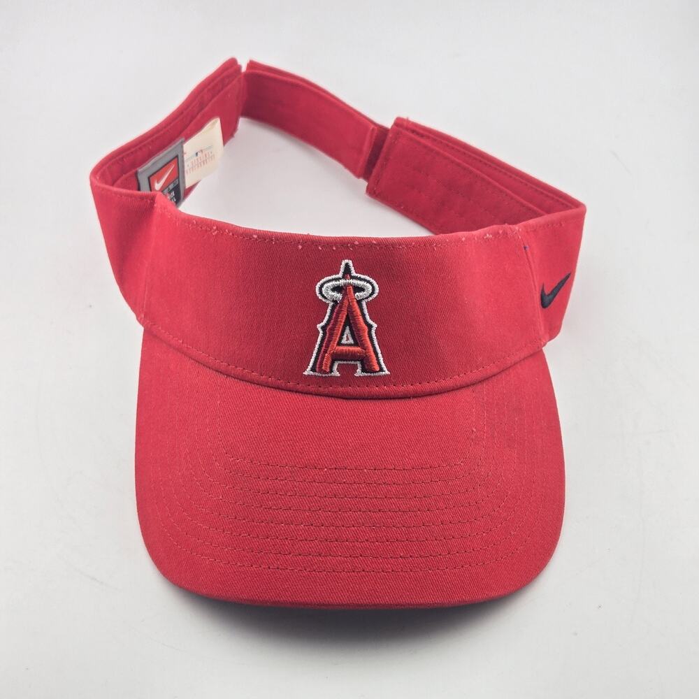 Nike Team Los Angeles Angels Visor MLB Red Vintage Adjustable